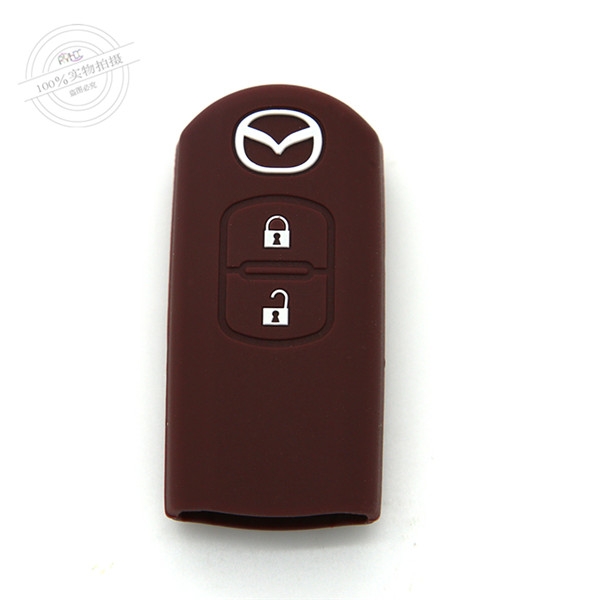 Mazda M3 car key covers|cases|protectors|skins with logo for Mazda M6,2 buttons,blue,completely natural silicone.