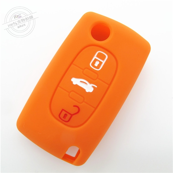 Citroen Sega key covers|cases|protectors|skins without logo,3 Buttons,10 colors,completely natural silicone.