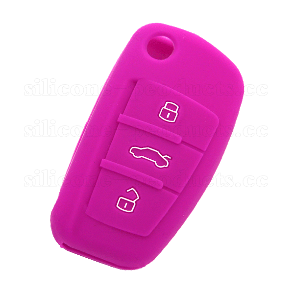 Q7 car key cover,pink,3 butto...