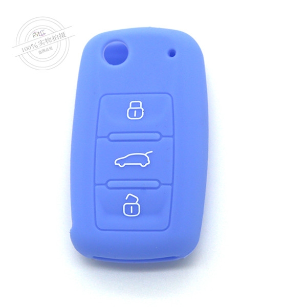 car key covers,wholesale car key case,available silicone key shell for skoda,skoda silicone key sleeve,embossed design,3 buttons