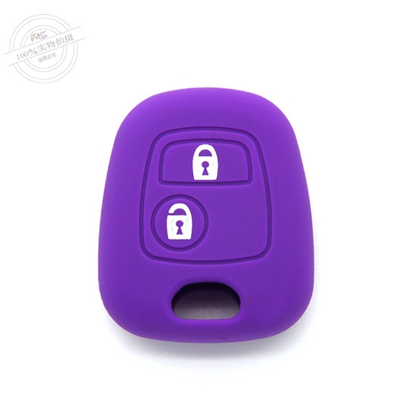 Citroen silicone key protector,waterproof car key covers, remote silicone car key case, colorful car key accessories