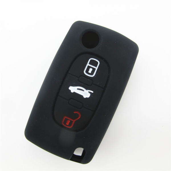 Citroen car key covers, silicone car key holder, dust-proof car key case, high cost performance silicone products