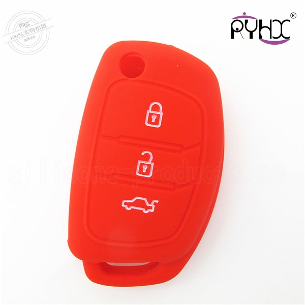 Hyundai silicone car key casing, car key silicone cover, silicone car key protective protector