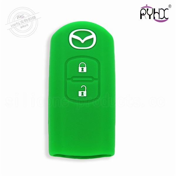 Mazda silicone key shell, car key silicone wholesale covers, long lifespan silicone key casing for car.