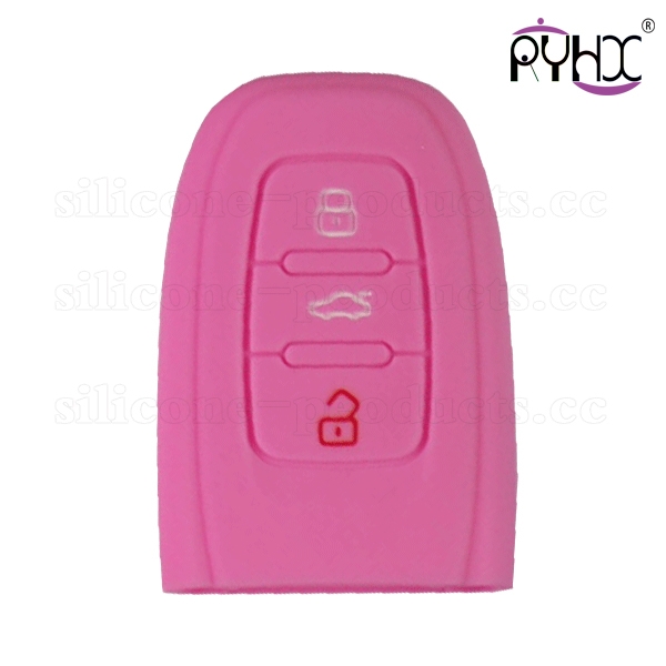 New silicone car key cover for audi,A4L remote key shell