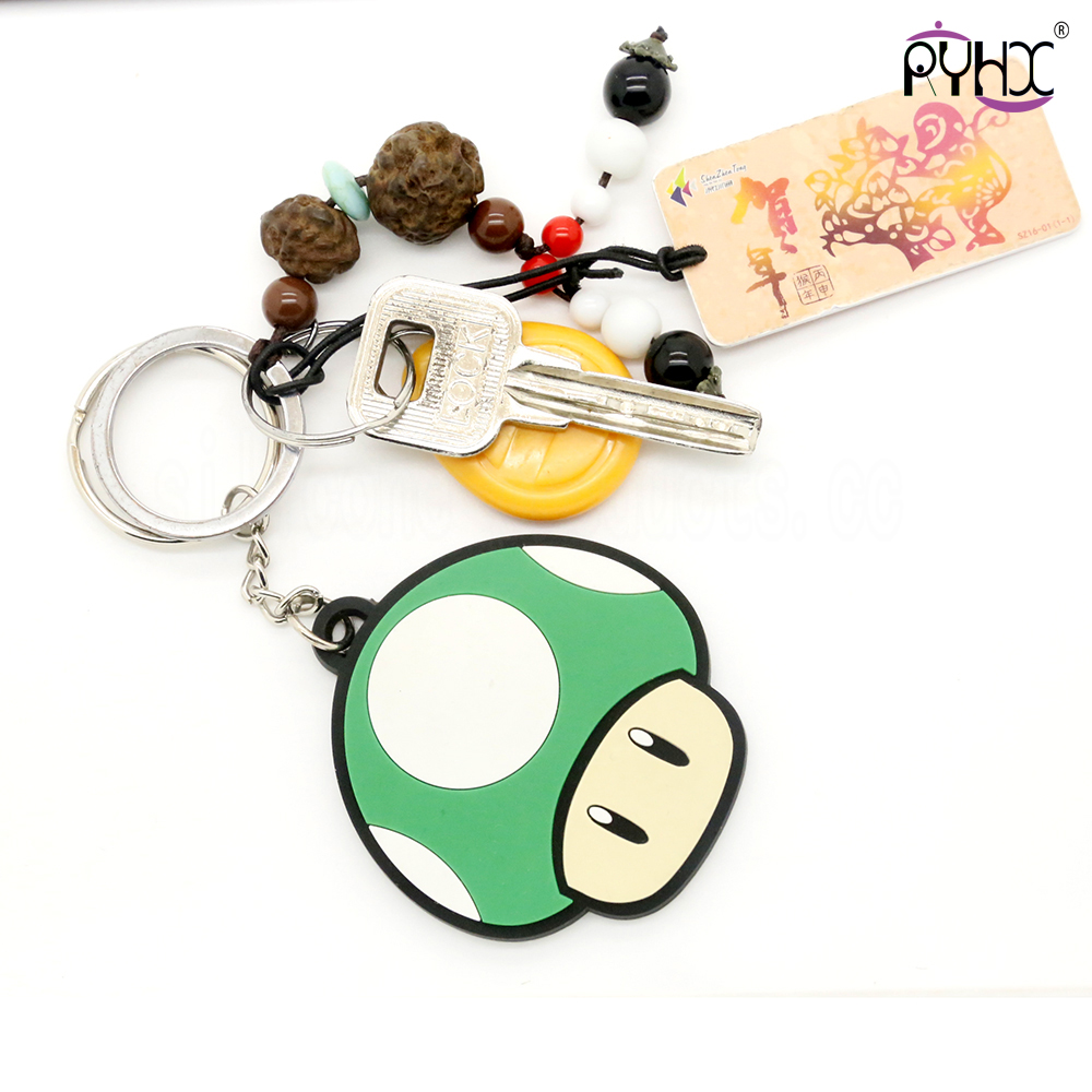 silicone car key chain, sofe touch key chain, suitable for hanging on the key, backpack.