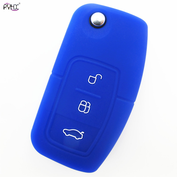 Online wholesale dark-blue 2012 Ford Focus key cover,3 button.