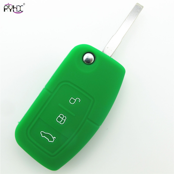 Online wholesale green Ford Focus key cover,3 button