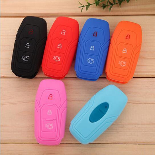 Online wholesale 2015 orange Ford Mondeo key fob cover,3 button.