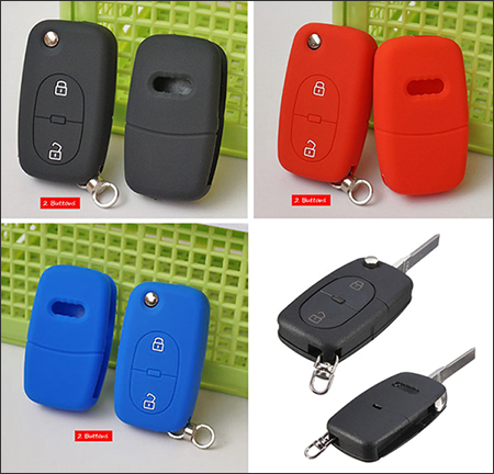 The Silicone Cover For Audi-Flip Key Model C