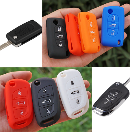 The Silicone Cover For Citroën-Standard Key fob Model A