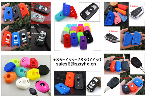 BMW key fob cover -Colorful silicone cover and rubber cover for all BMW key fob here
