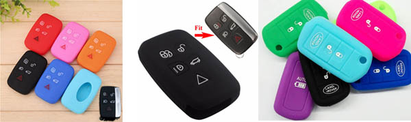 Land Rover Key Fob Cover -Colorful silicone key cover for Land Rover LR3 Discovery Range Rover Sport Evoque Freelander 2 Evoque car key here
