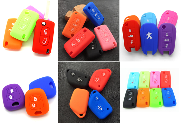Peugeot Key Fob Cover -Colorful silicone key cover for Opel car key here