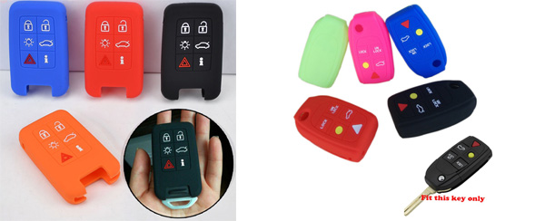Volvo Key Fob Cover -Colorful silicone key cover for Volvo car key here
