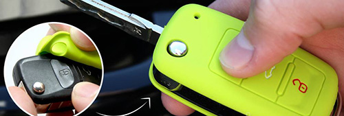 The silicone car key cover is easy to fit around your key and it won’t require any grinding, transfers or programming