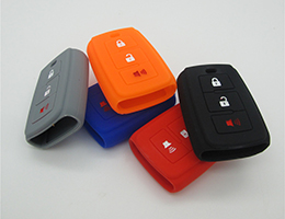 silicone cover fit for Toyota 3 buttons remote key fob shell