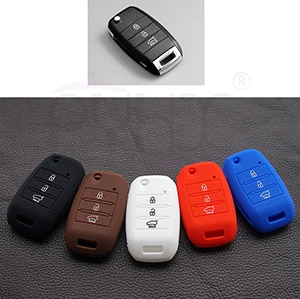 Wholesale new KIA K3 Bongo Carens Silicone key fob cover(3 button).