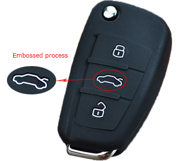 Silicone key shell for Audi Q5 car key