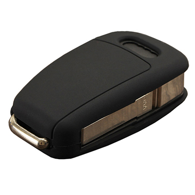 Black Silicone car key bag for Audi TT key fob