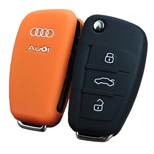 Silicone car key sleeve for Audi A1