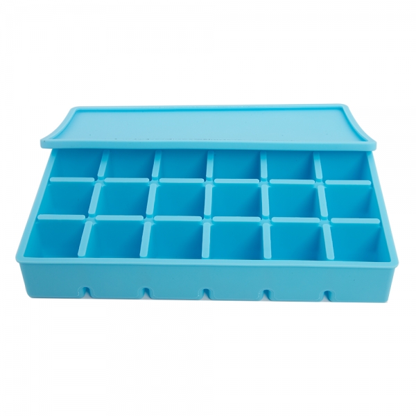 custom easy release ice holder creative Christmas mold BPA free 18 holes silicone ice cube tray