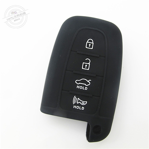 Hyundai IX35 key fob covers|cases|protectors|skins with logo for New Sonata|Sonata|NFC|Equus|ROHENS|Coupe,4 buttons,a variety of colors,completely natural silicone.