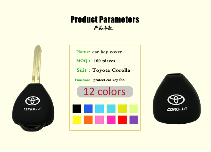 Toyota Corolla car key cover parameters