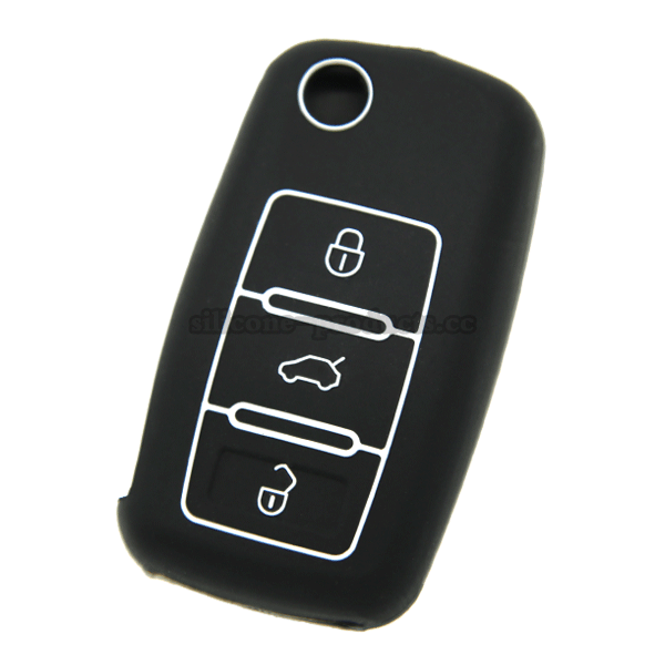 Polo car key cover,black,3 bo...