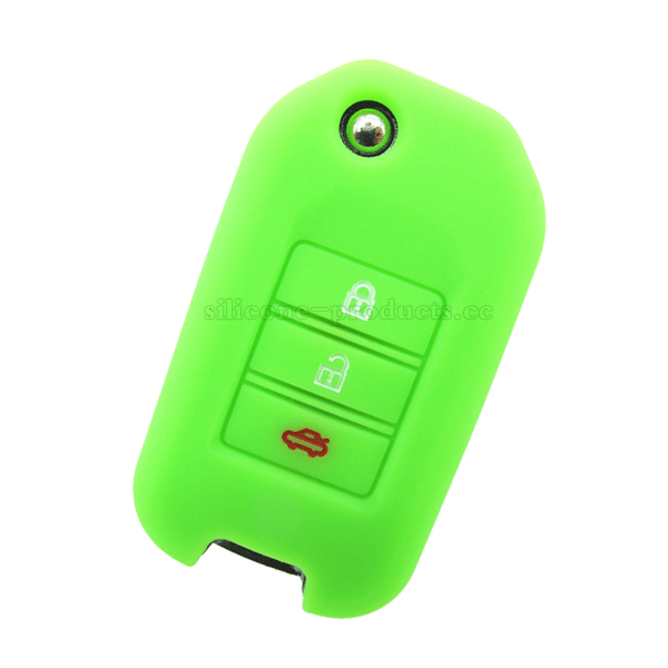 City car key cover,2014,lime,3buttons,debossed design
