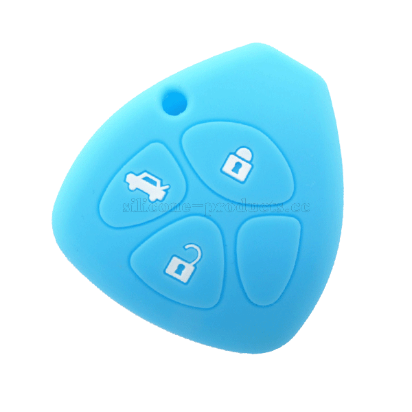 Camry car key cover,lightblue,4 buttons,with logo