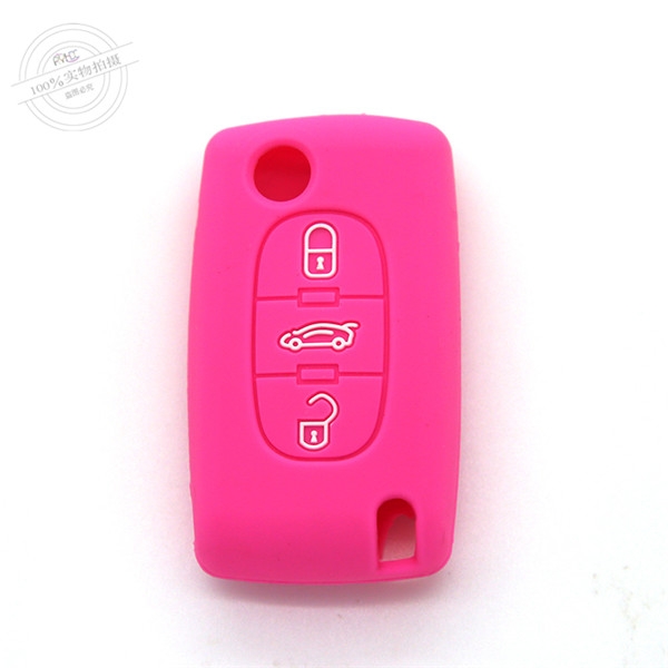 Citroen car key covers, waterproof silicone key protector for car, remote control key covers