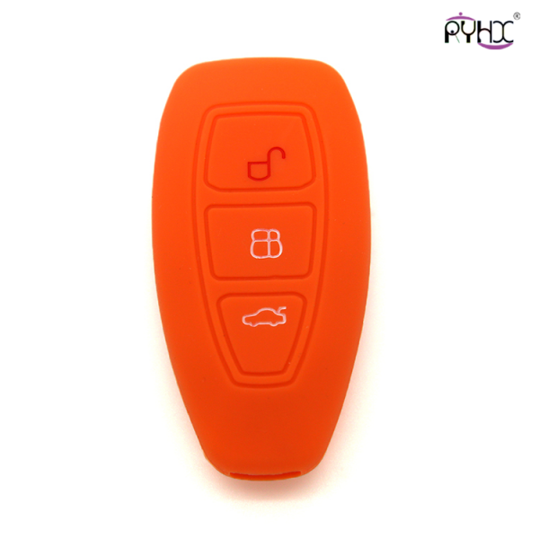 Online wholesale 2013 orange Ford mondeo key cover,3 button.