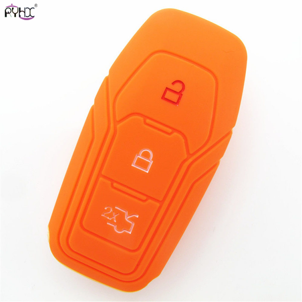 Online wholesale 2015 orange Ford car smart key cover case mondeo,3 button.