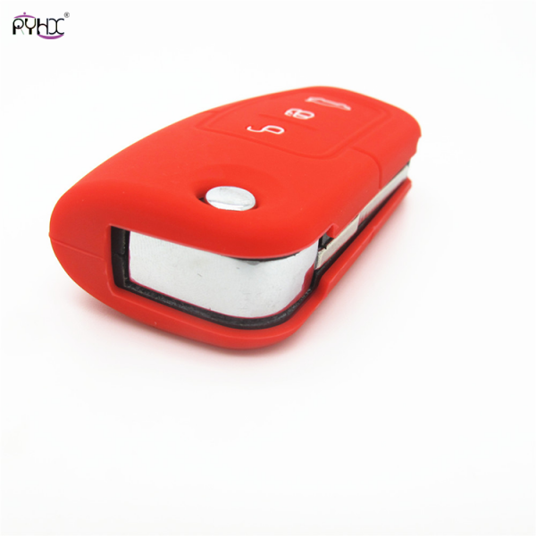 Online wholesale red 2013 Ford Focus key cover,3 button.