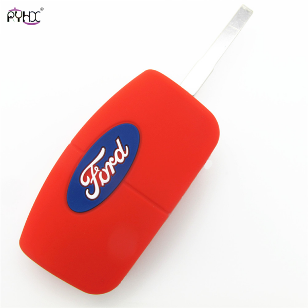 Online wholesale red 2013 Ford Focus key fob cover,3 button.
