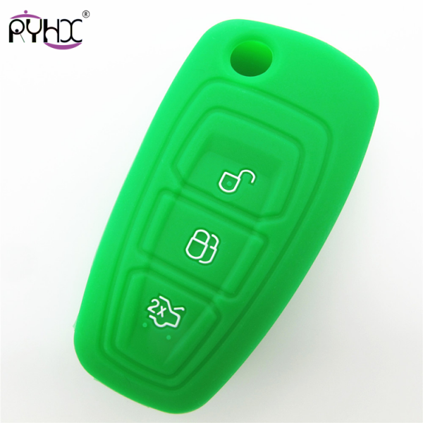 Online wholesale green Ford Ecosport car key cover,3 button.