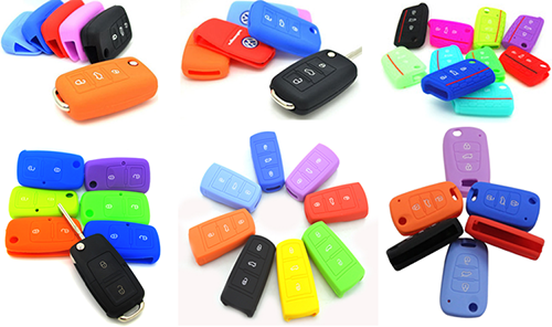 RYHX sof silicone key fob covers remote covers are stylish and colorful now.
