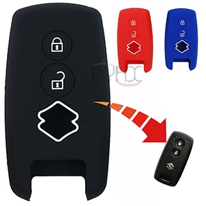 High Quality Soft Car Key Remote Cover For Suzuki SX4 Vitara Swift 2009 2010 2011 2012 smart key(2 buttons).