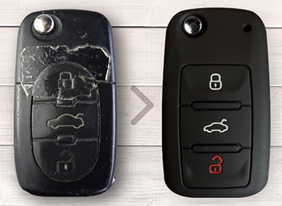 silicone car key cover make the key more beautiful.